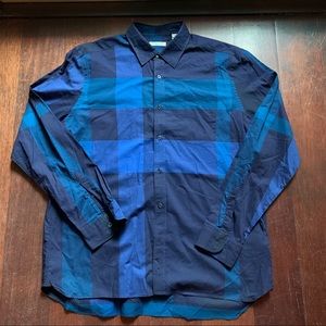 Burberry Brit Exploded Check Button Shirt Size XL